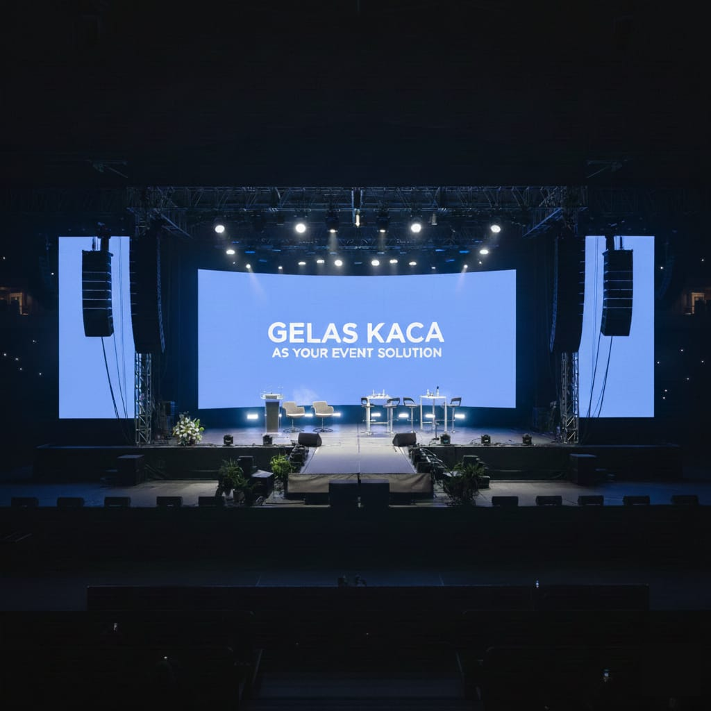 gelas kaca production
